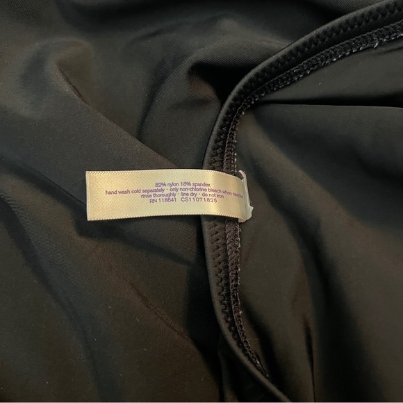 Swim by Cacique Black High Waist Swim Skirt Plus 24W Built-In Briefs Modest - Picture 6 of 6